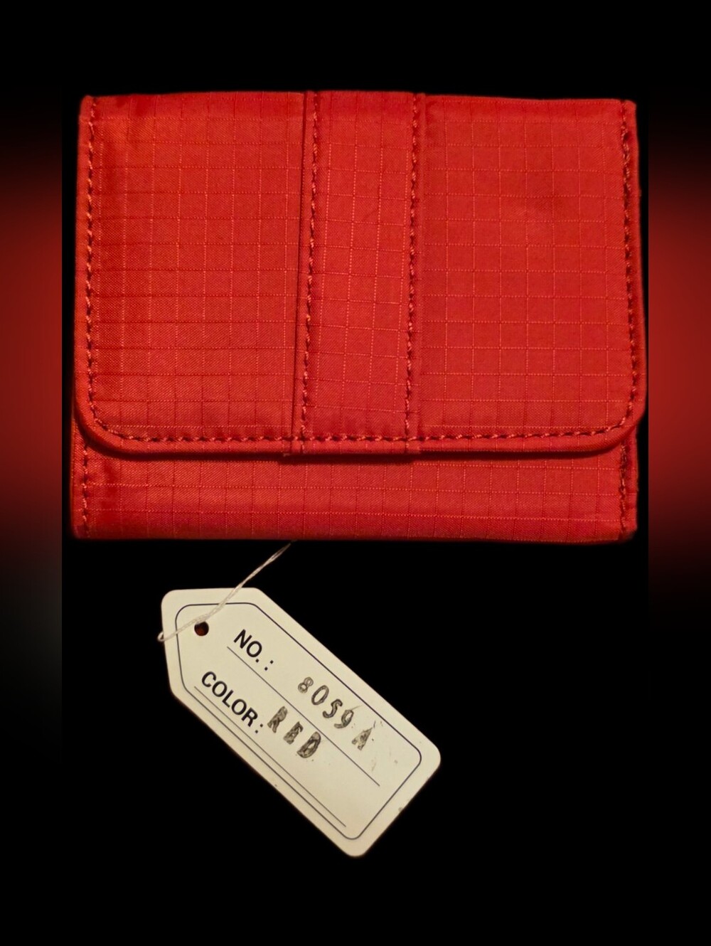 Red Compact Fold Wallet